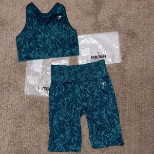 Gymshark workout set both pieces are sz M